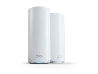 NETGEAR Orbi 770 Series RBE772 Wi-Fi-system - (ruter, utvider) - inntil 4500 kvadratfot - maske 1GbE, Wi-Fi 7 Multibånd