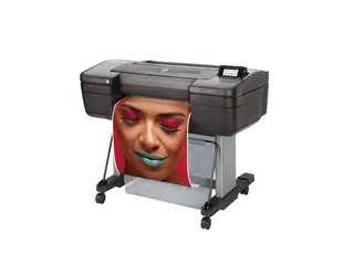 HP DesignJet Z9+ PostScript - 24" storformatsskriver farge - ink-jet - Rull (61 cm) - 2400 x 1200 dpi - inntil 1.5 min/side (mono) / inntil 1.5 min/side (farge) - kapasitet: 1 rull - Gigabit LAN, USB-vert - kutter