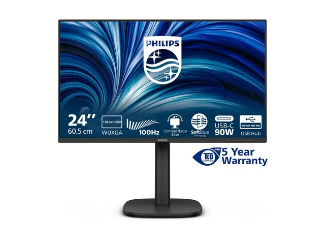 Philips 24B2U3301D - LED-skjerm 24" 1920 x 1200 WUXGA @ 100 Hz IPS...