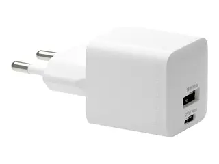 dbramante1928 re-charge - Strømadapter - 25 watt 2 utgangskontakter (USB-C, USB) - hvit - Europa