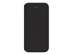 OtterBox Strada Series - Lommebok for mobiltelefon polyuretan, polykarbonat, syntetisk gummi - svart - for Apple iPhone 6, 6s, 7, 8, SE (2nd generation), SE (3rd generation)