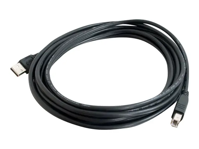 C2G - USB-kabel USB (hann) til USB-type B 2.0 2 m svart