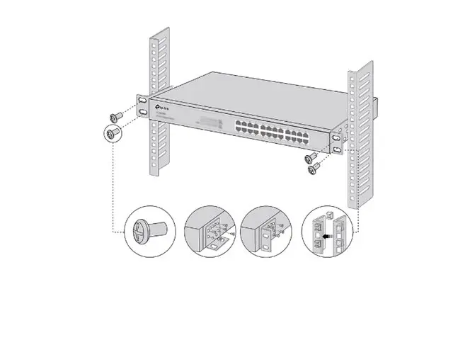 TP-Link - Rack-monteringssett 19" for DeltaStream DS-P7001-08; Jet...