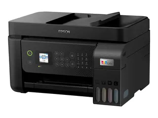 Epson EcoTank ET-4800 - Multifunksjonsskriver farge - ink-jet - påfyllbar - A4 (medie) - opp til 10 spm (trykking) - 100 ark - 33.6 kbps - USB, LAN, Wi-Fi - svart