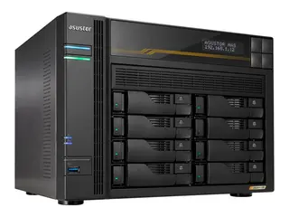 ASUSTOR Lockerstor 8 Gen3 - NAS-server - 8 br&#248;nner SATA 6Gb/s / PCIe 4.0 x4 (NVMe) - RAID JBOD, 0, 1, 5, 6, 10 - RAM 16 GB - Gigabit Ethernet / 2.5 Gigabit Ethernet / 5 Gigabit Ethernet / 10 Gigabit Ethernet - iSCSI st&#248;tte