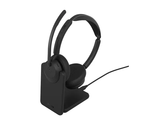 Jabra Evolve3 45 MS - hodesett - USB-C via Bluetooth-adapter, USB-C
