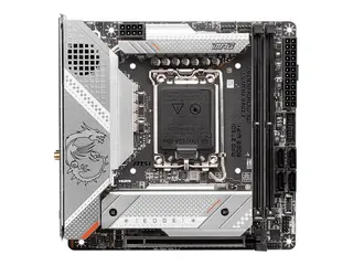 MSI MPG Z790I Edge WiFi - Hovedkort mini-ITX - LGA1700-sokkel - Z790 Chipset - USB-C 3.2 Gen 2x2, USB 3.2 Gen 2, USB 3.2 Gen 1 - 2.5 Gigabit LAN, Wi-Fi 6E, Bluetooth - innbygd grafikk (CPU kreves) - HD-lyd (8-kanalers)