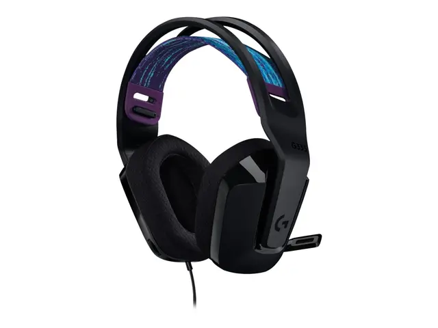 Logitech G G335 Wired Gaming Headset - Hodesett - full størrelse -...