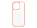 OtterBox React Series - Baksidedeksel for mobiltelefon ferskenperfekt (fersken) - for Apple iPhone 15 Pro