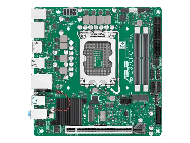 ASUS PRO Q870I-C-CSM - Hovedkort mini-ITX LGA1851-sokkel Q870 Chip...
