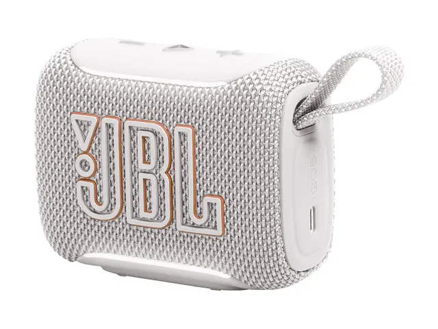 JBL Go 5 - Høyttaler - for bærbar bruk - trådløs Bluetooth - Appstyrt - 4.8 watt - hvit 