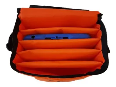 LEBA NoteBag - Skulderveske for 5 nettbrett - oransje