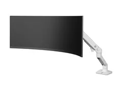 Ergotron HX - Monteringssett (leddarm) Konstant kraftteknologi - for buet LCD-skjerm - for extreme-depth curved screens - hvit - skjermst&#248;rrelse: inntil 57&quot; - skrivebordsmonterbar