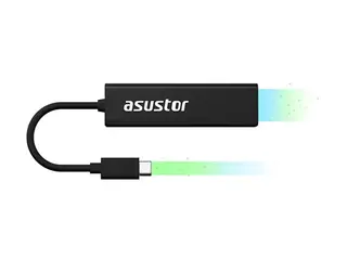 ASUSTOR AS-U2.5G2 - Nettverksadapter - USB-C 3.2 Gen 1 / Thunderbolt 3 100M/1G/2.5G Gigabit Ethernet x 1
