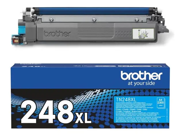 Brother TN248XLC - Høy ytelse cyan original boks tonerpatron for D...