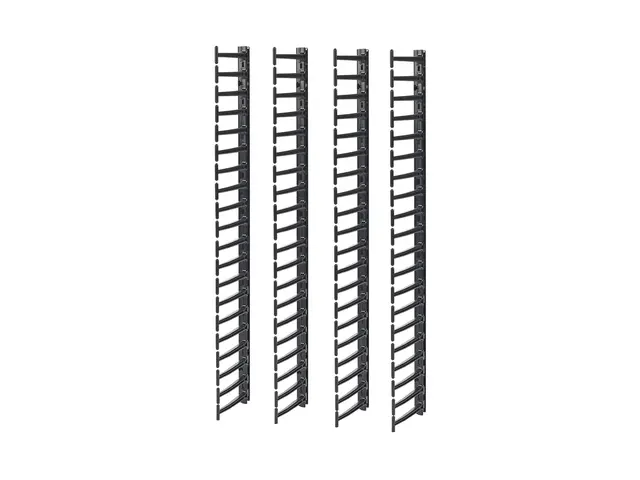 APC - Rack-kabelføringssett svart 20U TAA-samsvar (en pakke 4) for...