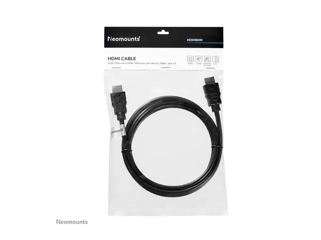 Neomounts - HDMI-kabel HDMI hann til 2 m svart