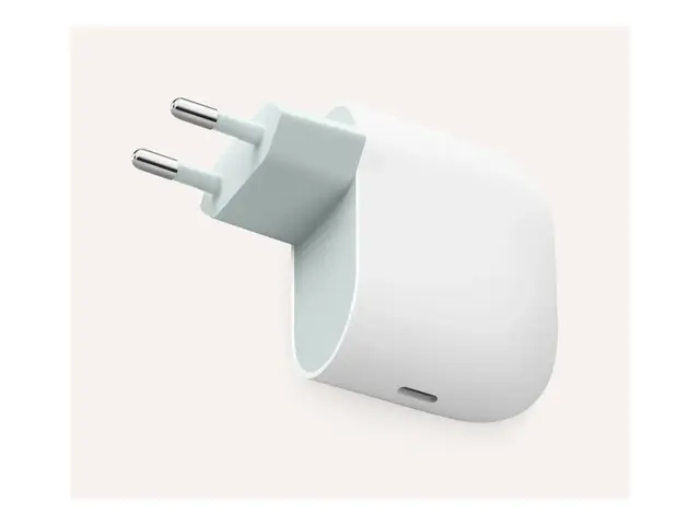 Google - Strømadapter 45 watt 3 A PD 3.1/PPS (24 pin USB-C) snø Eu...