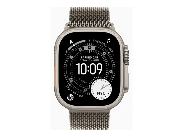 Apple Watch Ultra 3 - 49 mm naturlig titan Ja smartklokke med fint...