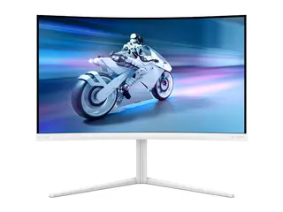 Philips Evnia 5000 32M2C5501 - LED-skjerm gaming - kurvet - 32&quot; (31.5&quot; synlig) - 2560 x 1440 QHD @ 180 Hz - Fast VA - 3500:1 - HDR10 - 0.5 ms - 2xHDMI, DisplayPort - hvit