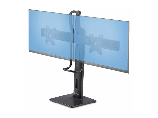 StarTech.com Crossbar Dual Monitor Desk Stand, Double 27inch Scree...