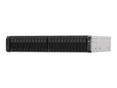 QNAP TS-H2490FU - NAS-server - 24 brønner kan monteres i rack - PCI Express 3.0 x4 (NVMe) - RAID 0, 1, 5, 6, 10, 50, 60, JBOD - RAM 64 GB - 25 Gigabit Ethernet - iSCSI støtte