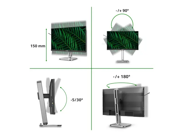 Philips 24B2G5301 - 5000 Series LED-skjerm USB 24" (23.8" synlig) ...