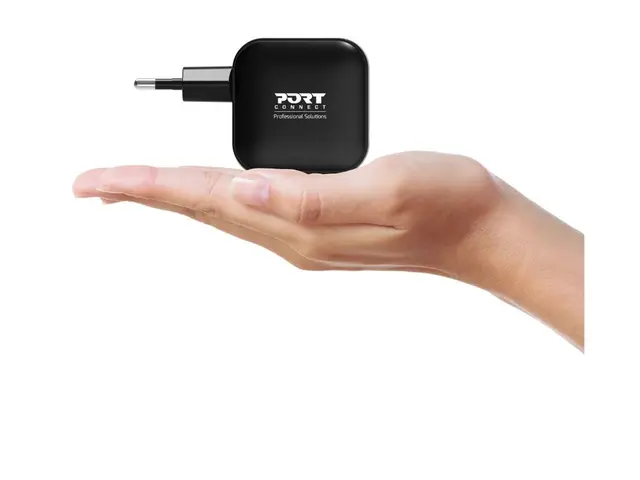 PORT Connect - Strømadapter GaN II, with 2 m cable 65 watt 5 A PD ...