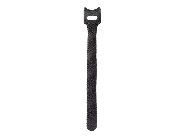 StarTech.com 6in Hook and Loop Cable Ties, 50 Pack, Black, Reusabl...