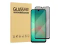 iiglo screenPro+ - Skjermbeskyttelse for mobiltelefon glass - med personvernsfilter - rammefarge svart - for Samsung Galaxy A16, A16 5G, A26