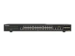 QNAP QSW-M2130-4C2S24T - Switch - Styrt - 2 x 10 Gigabit SFP+ + 4 x combo 10 Gigabit SFP+/RJ-45 + 24 x 2.5GBase-T rackmonterbar