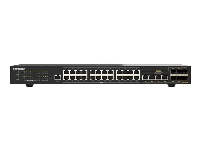 QNAP QSW-M2130-4C2S24T - Switch - Styrt - 2 x 10 Gigabit SFP+ + 4 ...