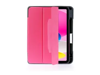 Deqster MAX - Lommebok for nettbrett - robust polyuretan, polykarbonat, termoplast-polyuretan (TPU) - rosa - for Apple 10.9-inch iPad (10. generasjon); iPad (A16)
