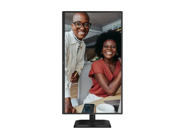 AOC 27E4U - LED-skjerm - 27" - 1920 x 1080 Full HD (1080p) @ 120 Hz IPS - 300 cd/m² - 1500:1 - 4 ms - HDMI, VGA, DisplayPort - høyttalere - svart 