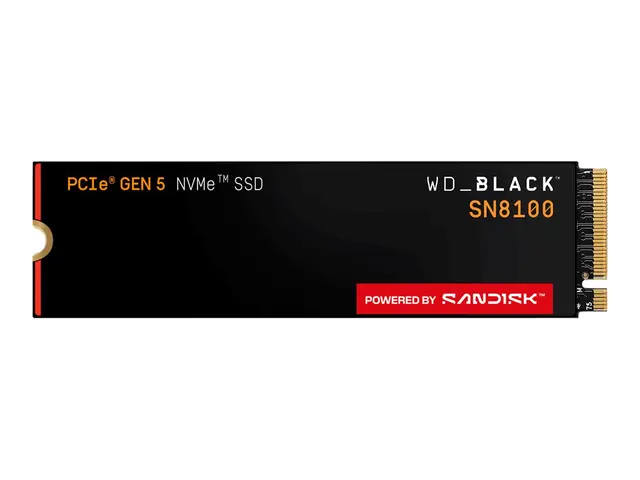 WD Black SN8100 - SSD 8 TB intern M.2 2280 PCI Express 5.0 x4 (NVM...