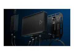 HP Poly Studio G62 No Radio or Power Cord Videokonferansesystem - Certified for Microsoft Teams, Certified for Poly Video - svart - TAA-samsvar - med PoE+ Adapter - power adapter included