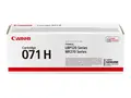 Canon 071 H - H&#248;ykapasitets - svart original - tonerpatron - for i-SENSYS LBP122dw, MF272dw
