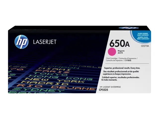 HP 650A - Magenta - original - LaserJet - tonerpatron (CE273A) - f...