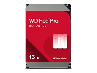 WD Red Pro WD161KFGX - Harddisk - 16 TB - intern 3.5&quot; - SATA 6Gb/s - 7200 rpm - buffer: 512 MB
