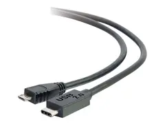 C2G 4m USB 2.0 USB Type C to USB Mini B Cable M/M USB C Cable Black - USB-kabel - mini-USB type B (hann) til USB-C (hann) - USB 2.0 - 4 m - svart