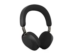 Jabra Evolve3 75 UC - Hodesett - on-ear - Bluetooth trådløs - aktiv støydemping - USB-A via Bluetooth-adapter - lydisolerende - svart - med trådløs ladepute - UC-sertifisert