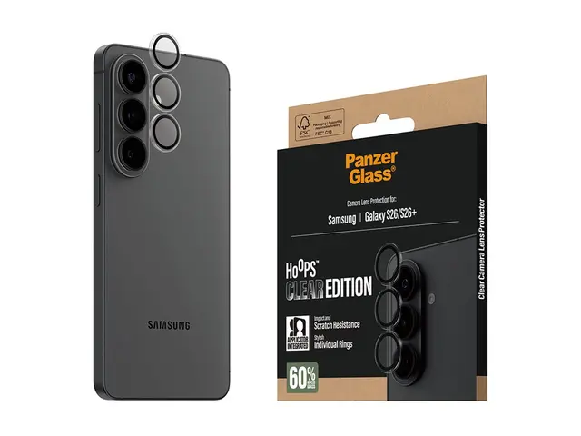 PanzerGlass Hoops - Clear Edition linsebeskytter for mobiltelefon ...