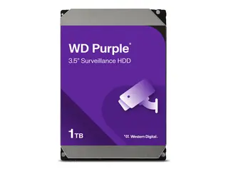 WD Purple WD10PURZ - Harddisk - 1 TB - intern 3.5&quot; - SATA 6Gb/s - 5400 rpm - buffer: 64 MB