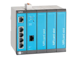 INSYS icom MRX MRX5 DSL - Annex-B ruter - DSL-modem 5-port svitsj - DIN-skinnemonterbar