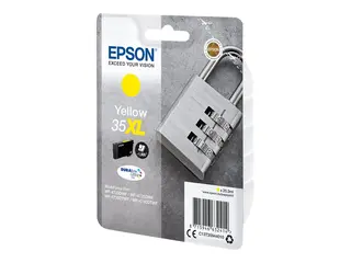 Epson 35XL - 20.3 ml - XL - gul - original blister - blekkpatron - for WorkForce Pro WF-4720, WF-4720DWF, WF-4725DWF, WF-4730, WF-4730DTWF, WF-4740, WF-4740DTWF