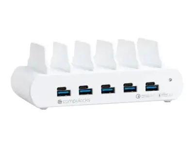 Compulocks 5 Port USB-C and USB-A Charging Dock with EU - Ladestas...