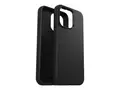 OtterBox Symmetry Series - Baksidedeksel for mobiltelefon antimikrobielt - polykarbonat, syntetisk gummi - svart - for Apple iPhone 15 Pro Max