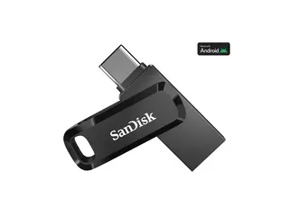 SanDisk Ultra Dual Drive Go - USB-flashstasjon 2 TB - USB 3.2 Gen 1 / USB-C - svart