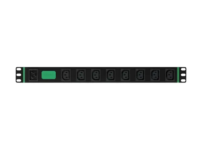 APC Easy Rack PDU Basic horizontal 1-phase 3.7 kW 230 V 16 A 8 x C13 sockets IEC60320 C20 input 