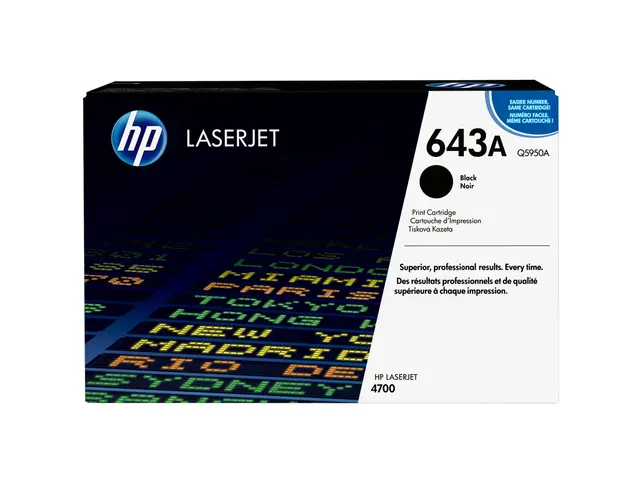 HP 643A - Svart - original - LaserJet - tonerpatron (Q5950A) - for...